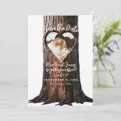 Reisendes Foto Save the Date Einladung (Stehend Vorderseite)