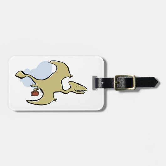 reisendes pterosaur gepäckanhänger (Vorderseite horizontal)