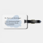 reisendes pterosaur gepäckanhänger (Rückseite horizontal)