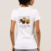 Reisendes Weinberg-Wein-Probieren-Shirt T-Shirt (Rückseite)