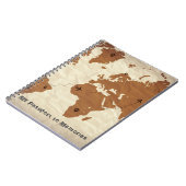 Reisenotebook mit motivierend Angeboten Notizblock (Linke Seite)