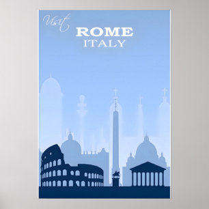 Reisenplakat Rom-Italien Poster