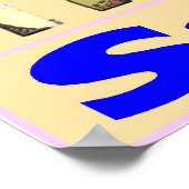 Reisenposter Santorini Greese Poster (Ecke)