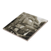 REISENSPIELTEAMSTER WAGON SUITCASE DER 1890er Jahr Fliese (Seite)