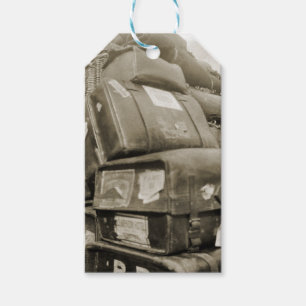 REISENSPIELTEAMSTER WAGON SUITCASE DER 1890er Jahr Geschenkanhänger