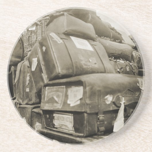 REISENSPIELTEAMSTER WAGON SUITCASE DER 1890er Jahr Getränkeuntersetzer (Vorne)