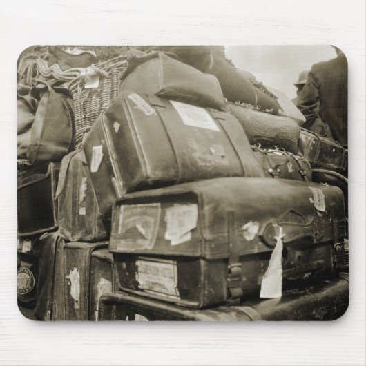 REISENSPIELTEAMSTER WAGON SUITCASE DER 1890er Jahr Mousepad (Vorne)