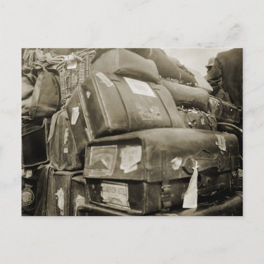 REISENSPIELTEAMSTER WAGON SUITCASE DER 1890er Jahr Postkarte (Vorderseite)