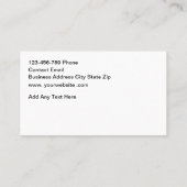 Reisepark Campingdienste Visitenkarte (Rückseite)