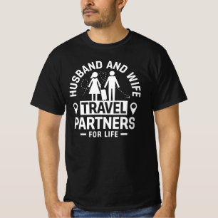 Reisepartner fürs Leben Ehemann Ehefrau T-Shirt