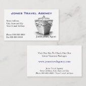 Reisepass-Agent Reiseagentur Business Card Visitenkarte (Vorne/Hinten)