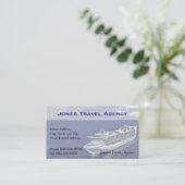 Reisepass-Agent Reiseagentur Business Card Visitenkarte (Stehend Vorderseite)