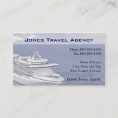 Reisepass-Agent Reiseagentur Business Card Visitenkarte (Vorderseite)