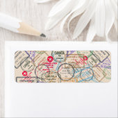 Reisepass-Briefmarke (Insitu)