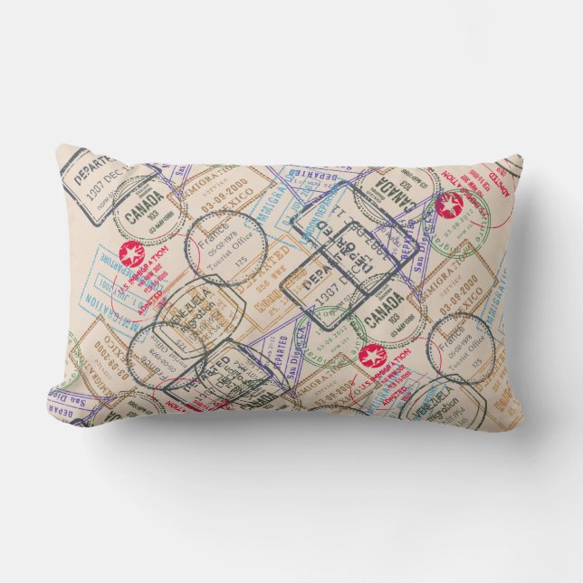 Reisepass-Briefmarke Lendenkissen (Vorderseite)