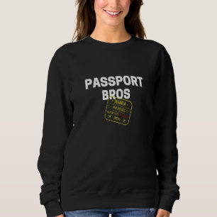 Reisepass-Brüder Philippinen Stempel Sweatshirt