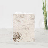 Reisepass-Hochzeit in Urlaubsort Einladung (Rückseite)