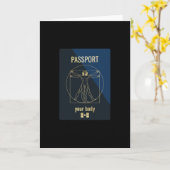 Reisepass Karte (Gelbe Blume)
