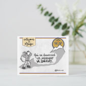 Reisepass: Langsamer, atmet! Postkarte (Stehend Vorderseite)