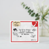 Reisepass: Rituale schaffen Postkarte (Stehend Vorderseite)