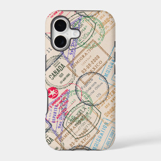 Reisepass-Stempel Reise