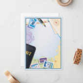 Reisepass zum Bestimmungsort © Mitteilungskarte (Vorderseite/Rückseite Beispiel)