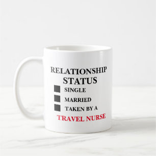 Reisepflegekraft Beziehungsstatus Kaffeetasse