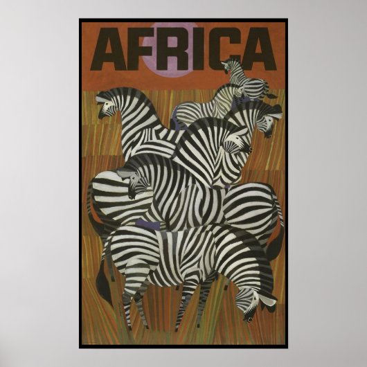 Reiseplakat Afrika Poster (Vorne)