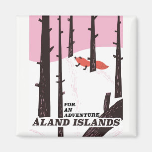Reiseplakat Åland-Inseln, Finnland Magnet