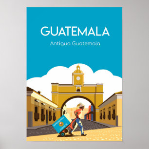 Reiseplakat Antigua-Guatemala Poster