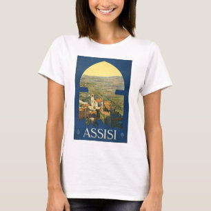 Reiseplakat Assisi T-Shirt