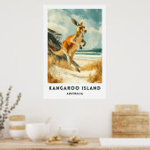 Reiseplakat Australien Kangaroo Island Poster (Küche)