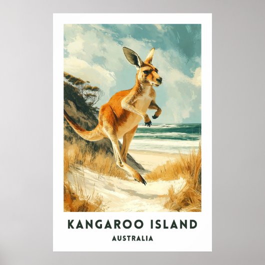 Reiseplakat Australien Kangaroo Island Poster (Vorne)