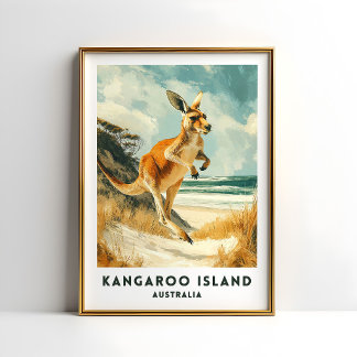 Reiseplakat Australien Kangaroo Island Poster