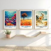 Reiseplakat Australien Kangaroo Island Poster