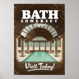 Reiseplakat Bath Somerset England Poster