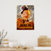 Reiseplakat Berlin Kurfürstendamm Poster (Küche)