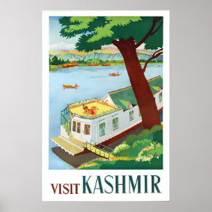 Reiseplakat Besuchen Sie Kaschmir Poster