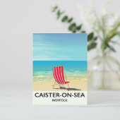 Reiseplakat "Caister on Sea" Postkarte (Stehend Vorderseite)