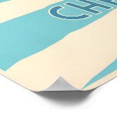 Reiseplakat Chefchaouen Marokko Poster (Ecke)