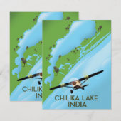 Reiseplakat Chilika Lake India (Vorne/Hinten)