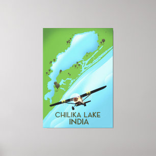 Reiseplakat Chilika Lake India Leinwanddruck