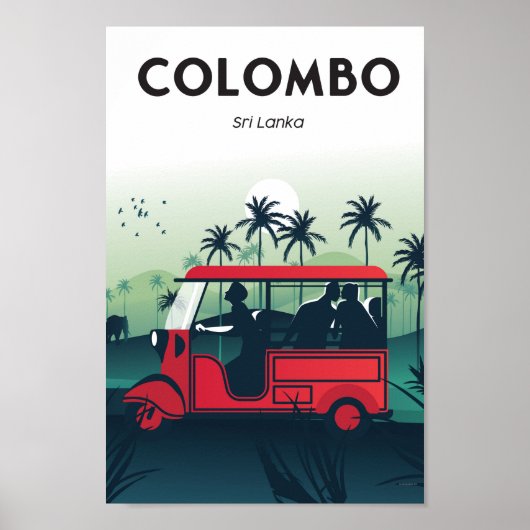 Reiseplakat Colombo Sri Lanka Poster (Vorne)