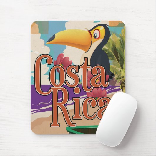 Reiseplakat Costa Rica Mousepad (Mit Mouse)