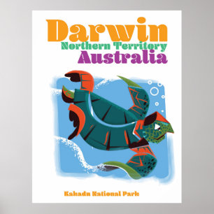 Reiseplakat Darwin, Nordterritorium-Australien Poster