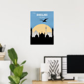 Reiseplakat Delhi, Indien Poster (Heimbüro)