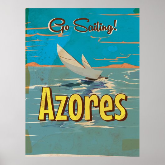 Reiseplakat der Azoren Poster (Vorne)