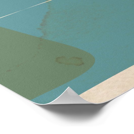 Reiseplakat der Azoren Poster (Ecke)