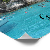 Reiseplakat der griechischen Inseln Poster (Ecke)