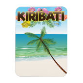 Reiseplakat der Insel Kiribati Magnet (Vertikal)
